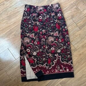 Floral Print Skirt
